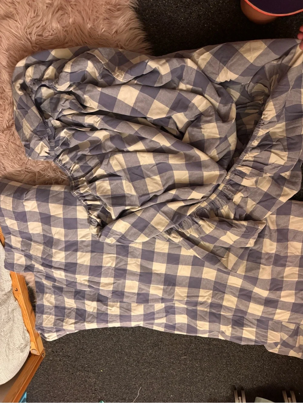 L.L. Bean Ultrasoft Comfort Flannel queen sheets 3 pc lilac purple combo one fit